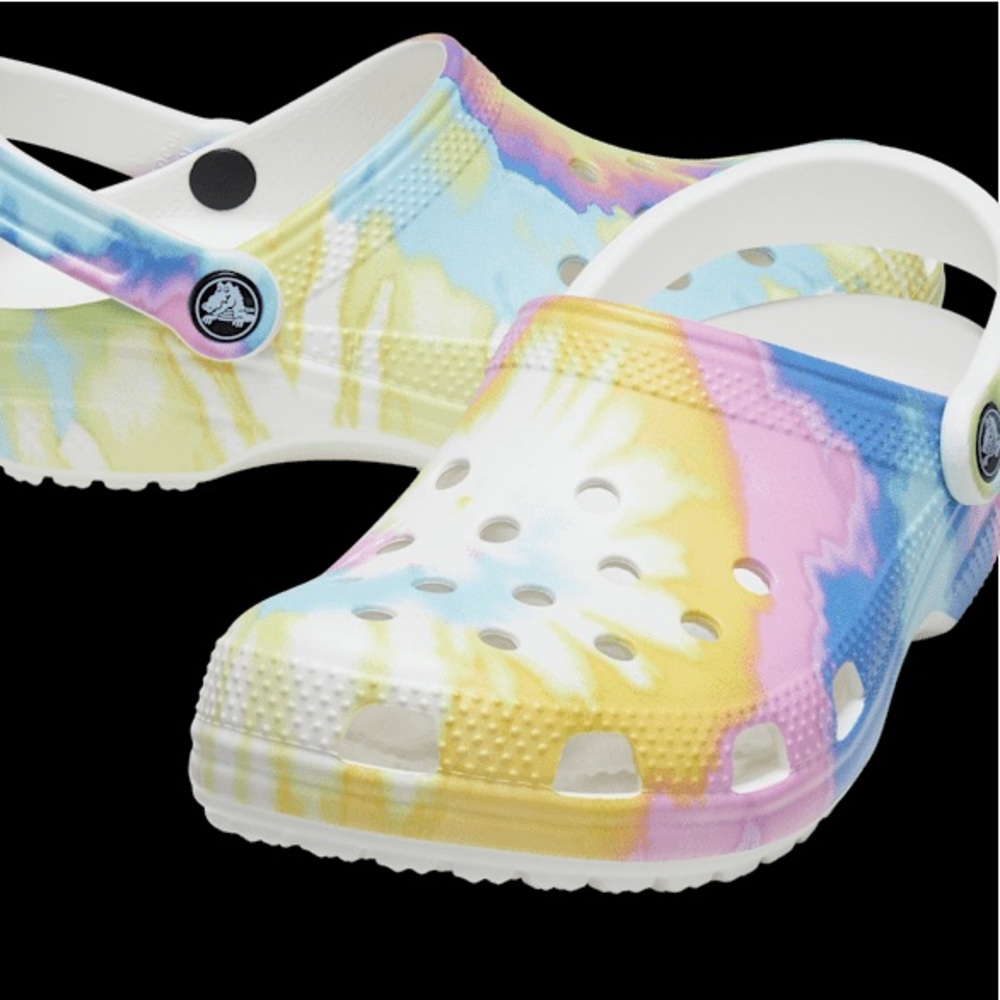 Classic Tie Dye Crocs